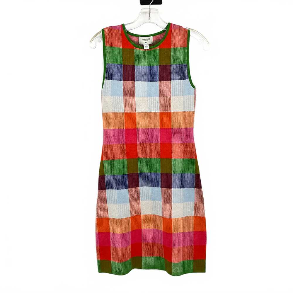 Kate Spade x Target Green Pink Checkered Mini Dress | S Regular